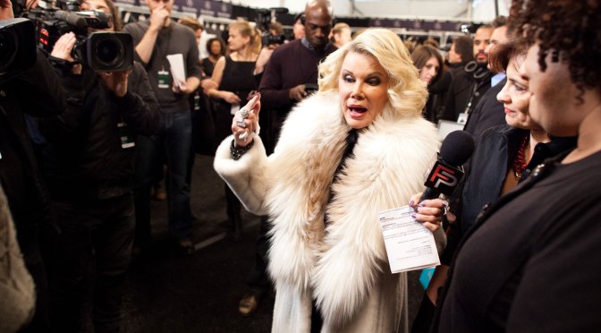 “I hate old people.” RIP Joan Rivers