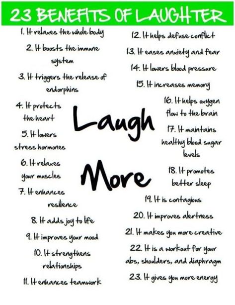 Laughter rocks