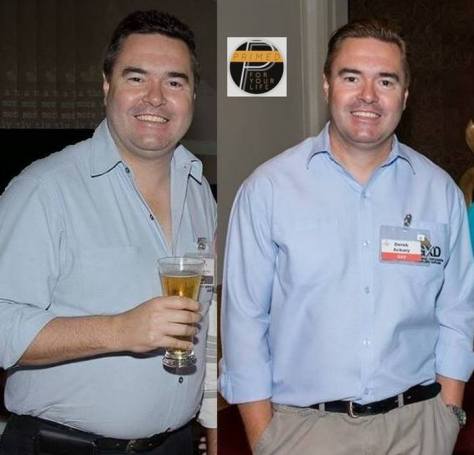 Derek Ackary before and after