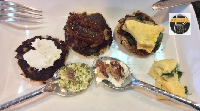 Primed Salmon and Zucchini Burgers 3-Ways