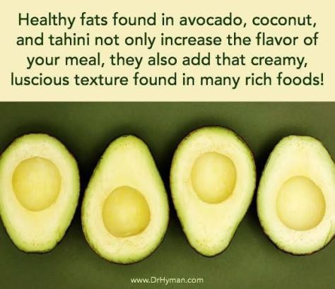Avocado great saturated fat