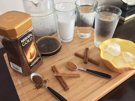 Iced  Cinnamon Coffee ingredients
