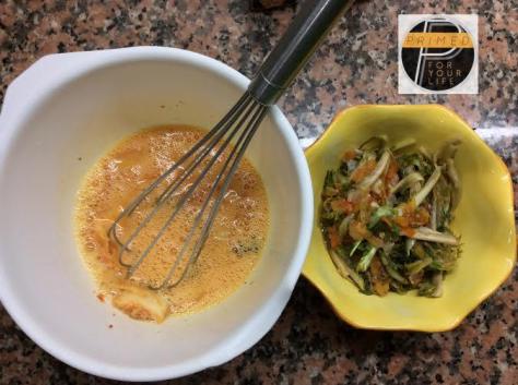 Kimchi Omelette with Vegetables2