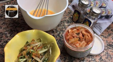 Kimchi Omelette with Vegetables3