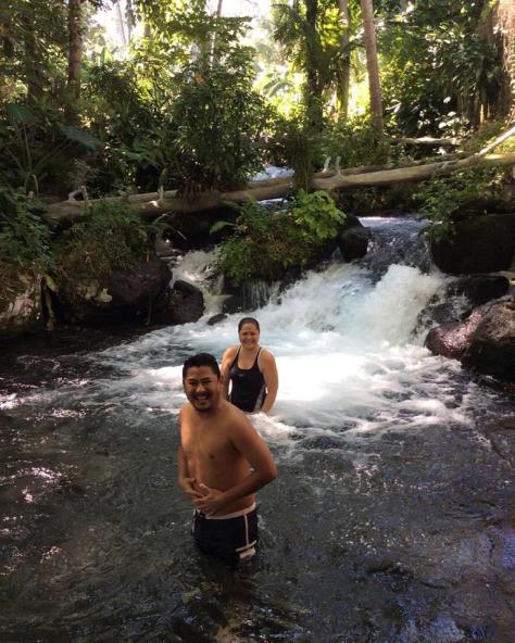 Iligan Waterfalls rock