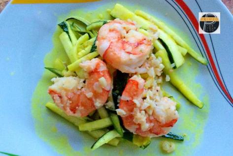 Zudles with Prawns1