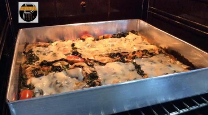 Primed Spicy Korean, Seaweed, Kimchi, Mixed Veg and Sardine Frittata