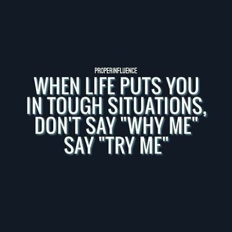 Tough situations