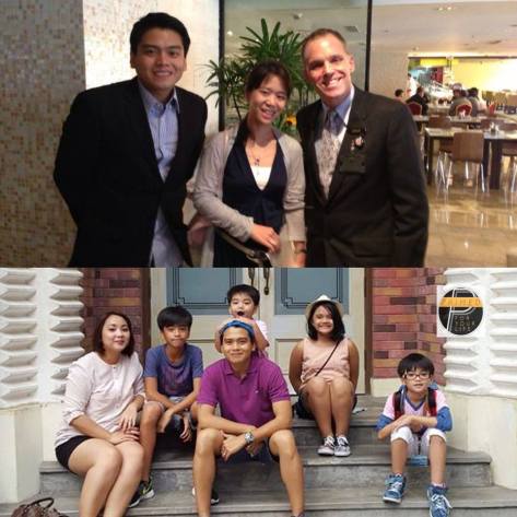 Dax with Sofia and family