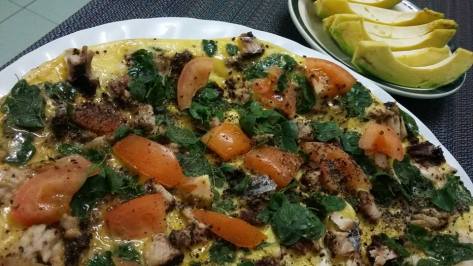 Romy Gacad open omelette