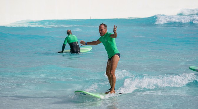 Surfing at Urbn Surf was awesome.